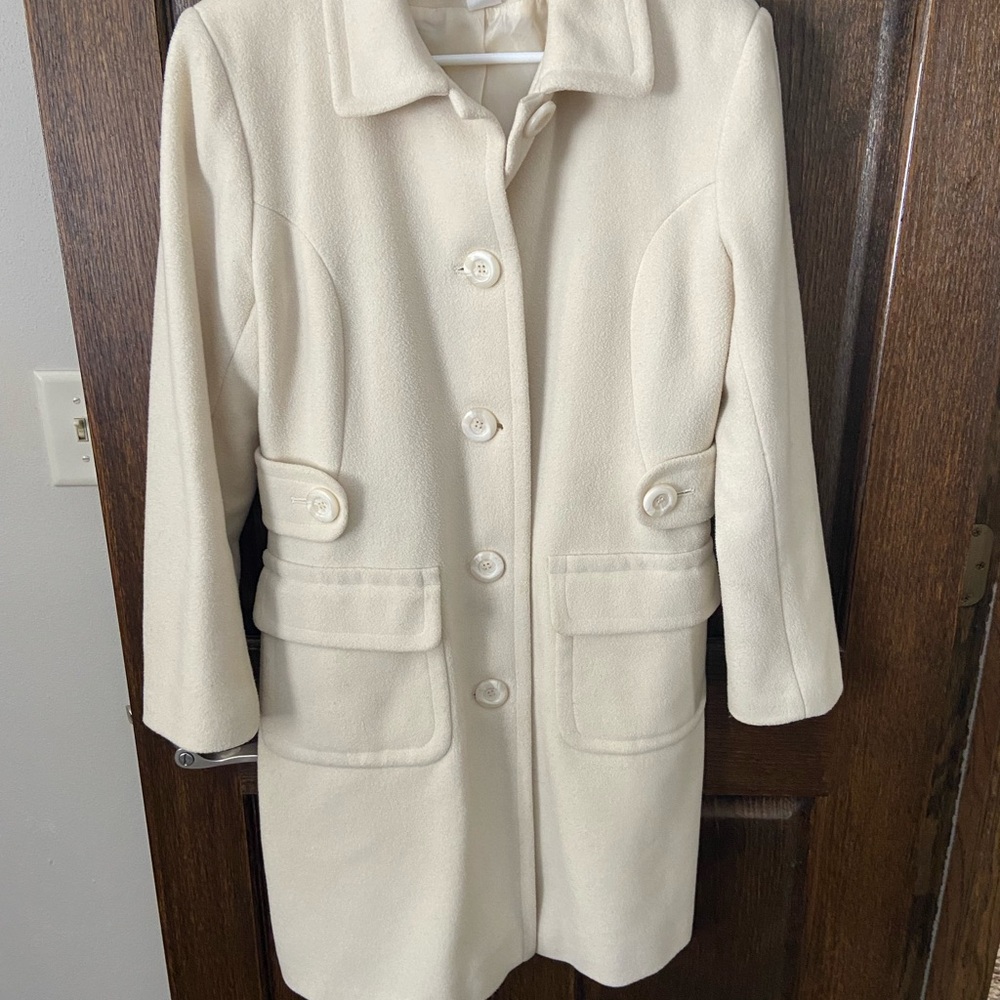 Moda International Cream Trench Coat